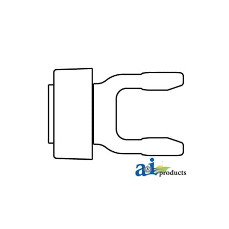 A & I Products Tractor Yoke, Splined 1 3/8" - 6 Spline w/ Slide Collar 5" x4" x4" A-BP5720B0376